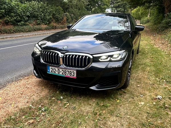 BMW 5-Series Saloon, Petrol Plug-in Hybrid, 2021, Black