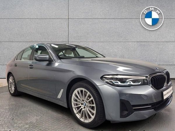 BMW 5-Series Saloon, Petrol Plug-in Hybrid, 2021, Blue