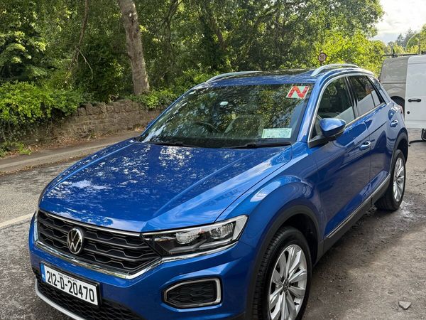 Volkswagen T-Roc SUV, Petrol, 2021, Blue