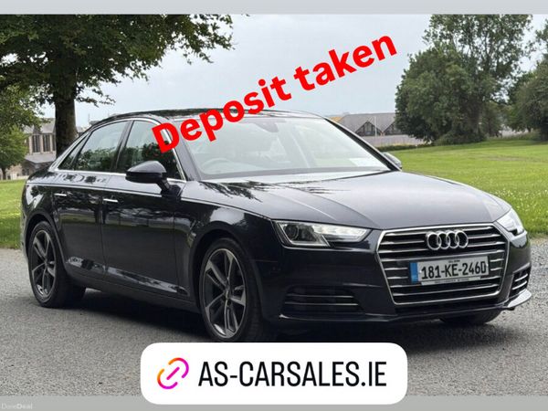 Audi A4 Saloon, Diesel, 2018, Blue