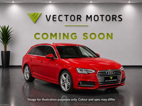 Audi A4 Estate, Petrol, 2017, Red