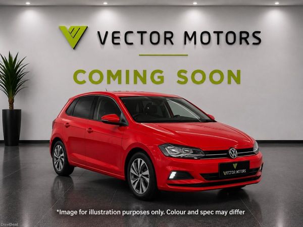 Volkswagen Polo Hatchback, Petrol, 2019, Red