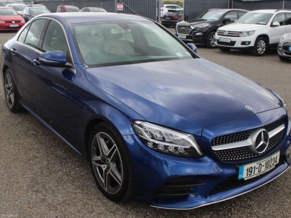 Mercedes-Benz C-Class Saloon, Petrol, 2019, Blue