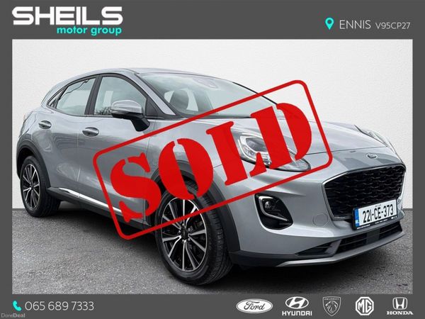 Ford Puma SUV, Petrol Hybrid, 2022, Grey