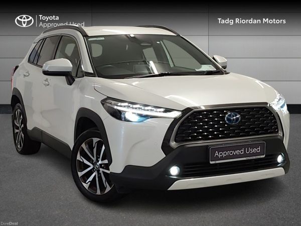 Toyota Corolla Cross SUV, Petrol Hybrid, 2023, White