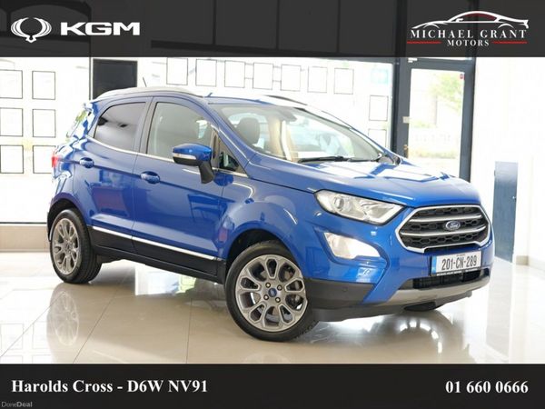 Ford EcoSport SUV, Petrol, 2020, Blue