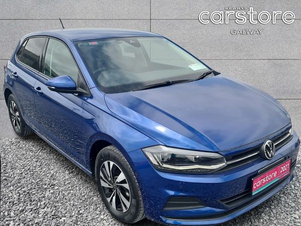 Volkswagen Polo Hatchback, Petrol, 2021, Blue