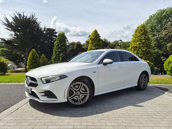 Mercedes-Benz A-Class Saloon, Petrol Plug-in Hybrid, 2021, White
