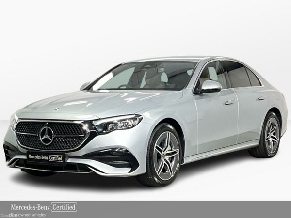 Mercedes-Benz E-Class Saloon, Petrol Plug-in Hybrid, 2024, Silver