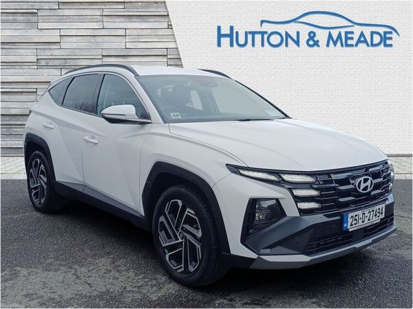 Hyundai Tucson SUV, Petrol Plug-in Hybrid, 2025, White