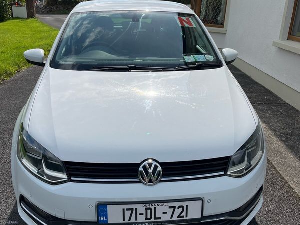 Volkswagen Polo Hatchback, Petrol, 2017, White