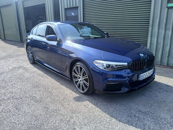 BMW 5-Series Saloon, Petrol Plug-in Hybrid, 2019, Blue