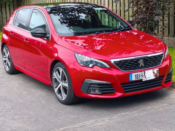 Peugeot 308 Hatchback, Diesel, 2018, Red