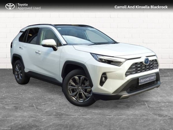 Toyota RAV4 SUV, Petrol Hybrid, 2023, White