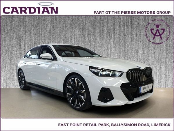BMW 5-Series Saloon, Petrol Hybrid, 2026, White