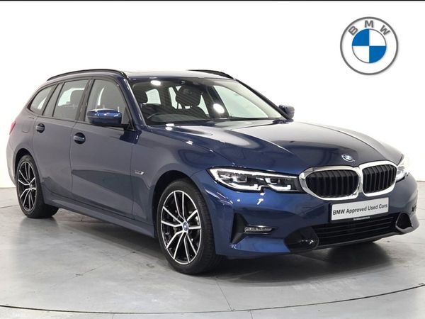 BMW 3-Series Estate, Petrol Plug-in Hybrid, 2022, Blue