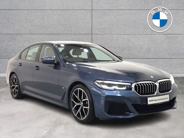BMW 5-Series Saloon, Diesel, 2023, Blue