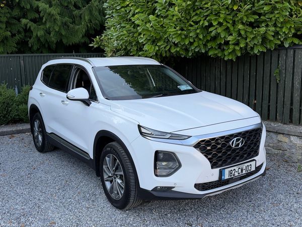 Hyundai Santa Fe SUV, Diesel, 2018, White