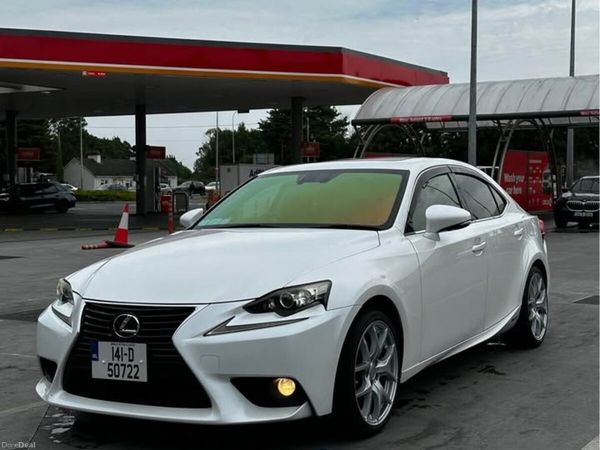 Lexus IS Saloon, Petrol Hybrid, 2014, White