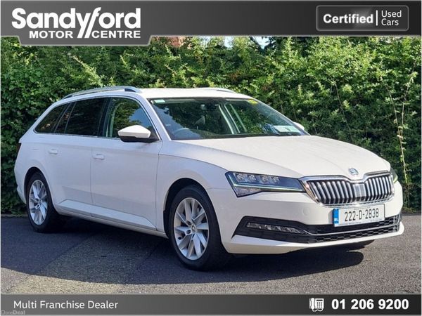 Skoda Superb Estate, Diesel, 2022, White