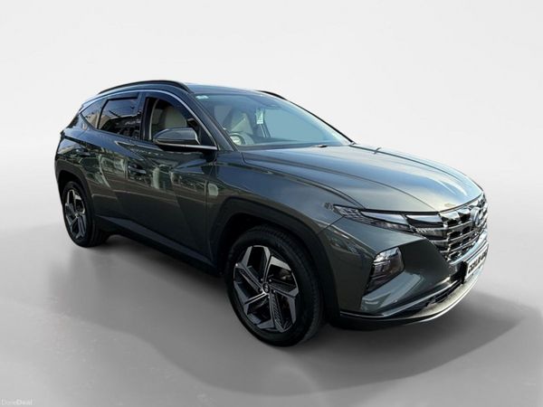 Hyundai Tucson SUV, Petrol Hybrid, 2022, Green