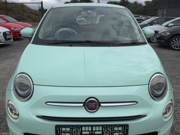 Fiat 500 Hatchback, Petrol, 2017, Green