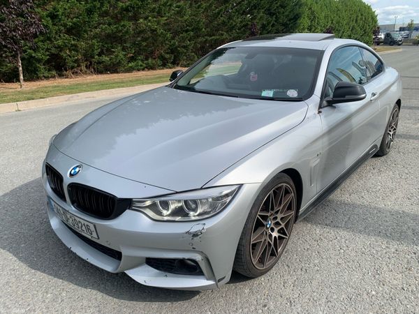 BMW 4-Series Coupe, Diesel, 2014, Silver