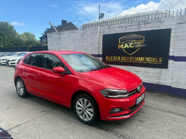 Volkswagen Polo Hatchback, Petrol, 2018, Red