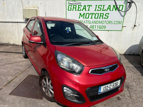 Kia Picanto Hatchback, Petrol, 2013, Red