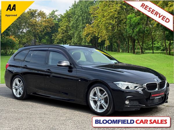 BMW 3-Series Saloon, Diesel, 2017, Black