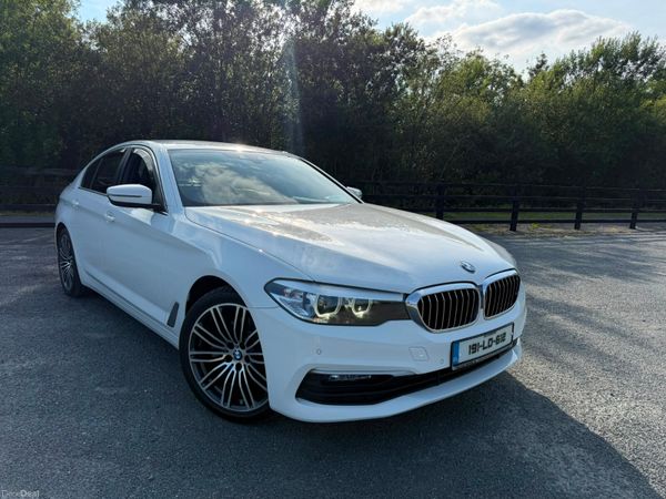 BMW 5-Series Saloon, Diesel, 2019, White