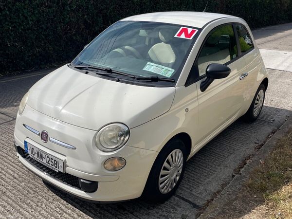 Fiat 500 Hatchback, Petrol, 2010, White