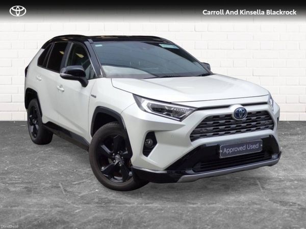 Toyota RAV4 SUV, Petrol Hybrid, 2019, White