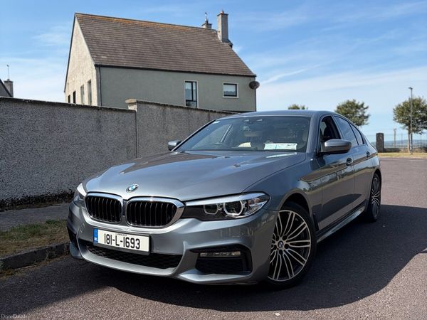 BMW 5-Series Saloon, Petrol, 2018, Grey