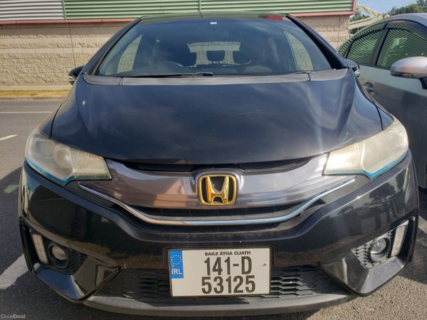 Honda Fit Hatchback, Petrol Hybrid, 2014, Black