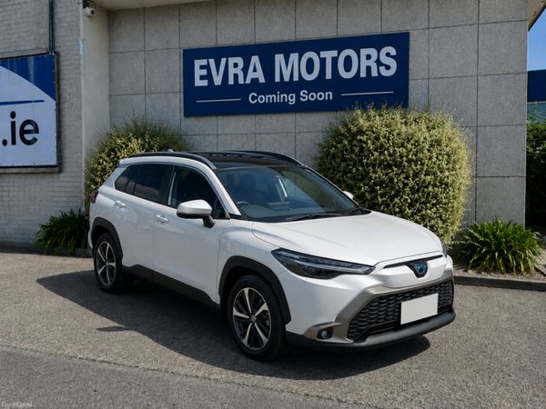Toyota Corolla Cross SUV, Petrol Hybrid, 2023, White