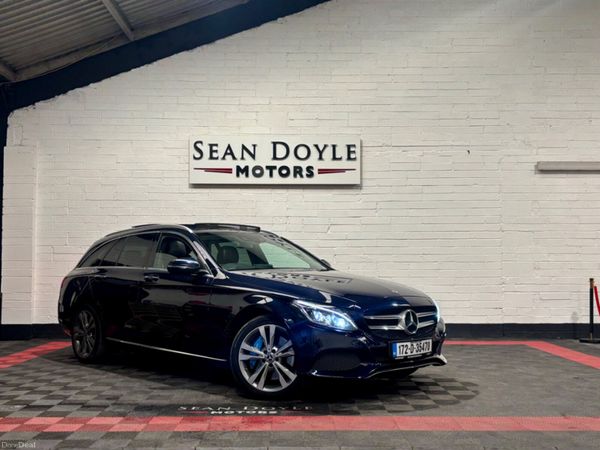 Mercedes-Benz C-Class Estate, Petrol Plug-in Hybrid, 2017, Blue