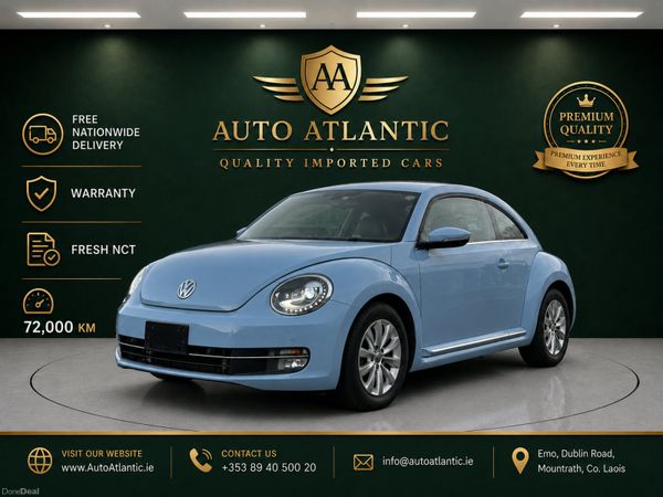 Volkswagen Beetle Coupe, Petrol, 2015, Blue