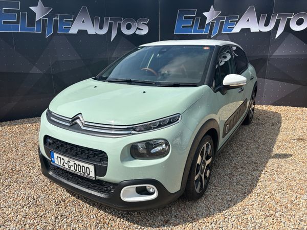 Citroen C3 Hatchback, Petrol, 2017, Green