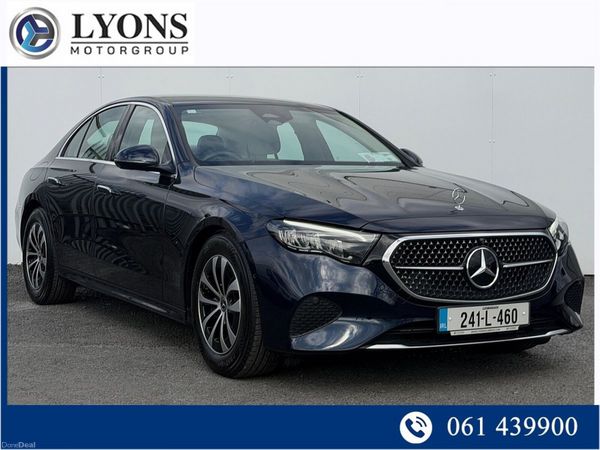 Mercedes-Benz E-Class Saloon, Diesel Hybrid, 2024, Blue