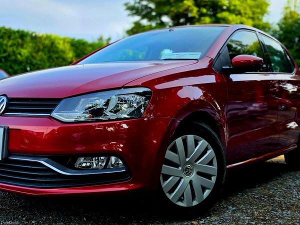 Volkswagen Polo Hatchback, Petrol, 2016, Red