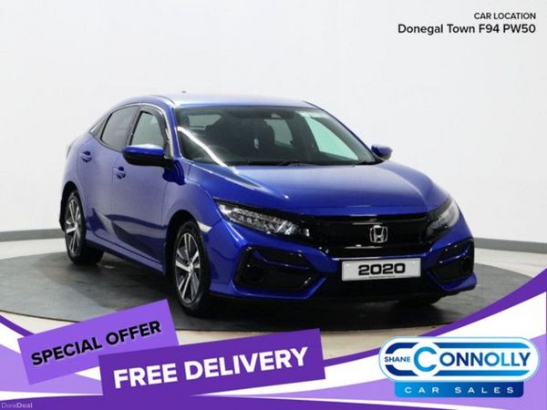 Honda Civic Hatchback, Petrol, 2020, Blue