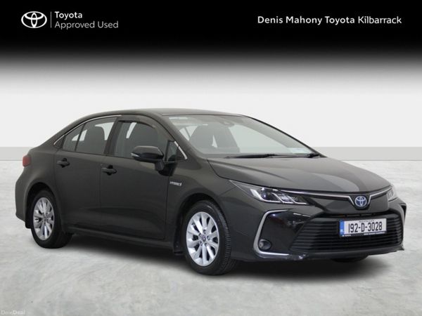 Toyota Corolla Saloon, Petrol Hybrid, 2019, Black