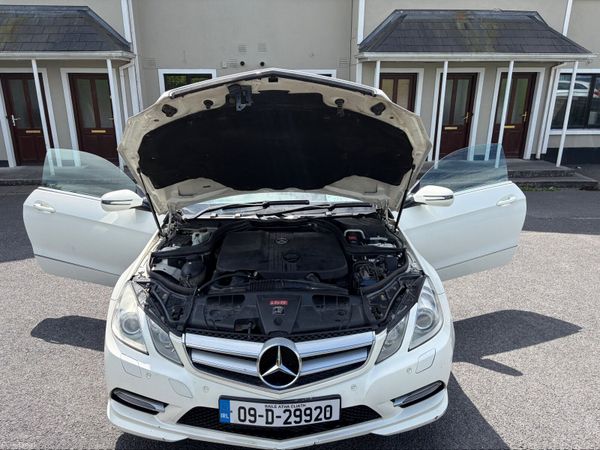 Mercedes-Benz E-Class Coupe, Diesel, 2009, White
