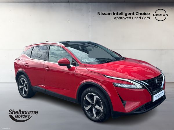 Nissan Qashqai Hatchback, Petrol, 2023, Red