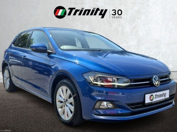 Volkswagen Polo Hatchback, Petrol, 2021, Blue
