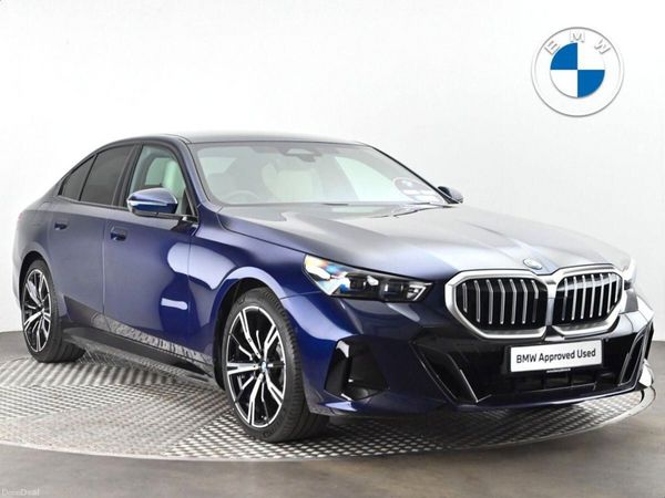 BMW 5-Series Saloon, Petrol Plug-in Hybrid, 2026, Blue