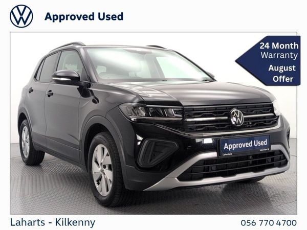 Volkswagen T-Cross SUV, Petrol, 2024, Black