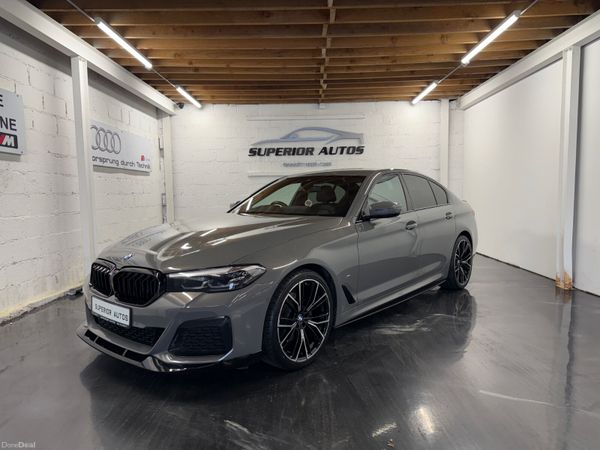 BMW 5-Series Saloon, Diesel Hybrid, 2022, Grey