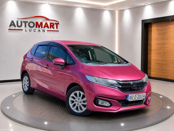Honda Fit Hatchback, Petrol Hybrid, 2018, Red